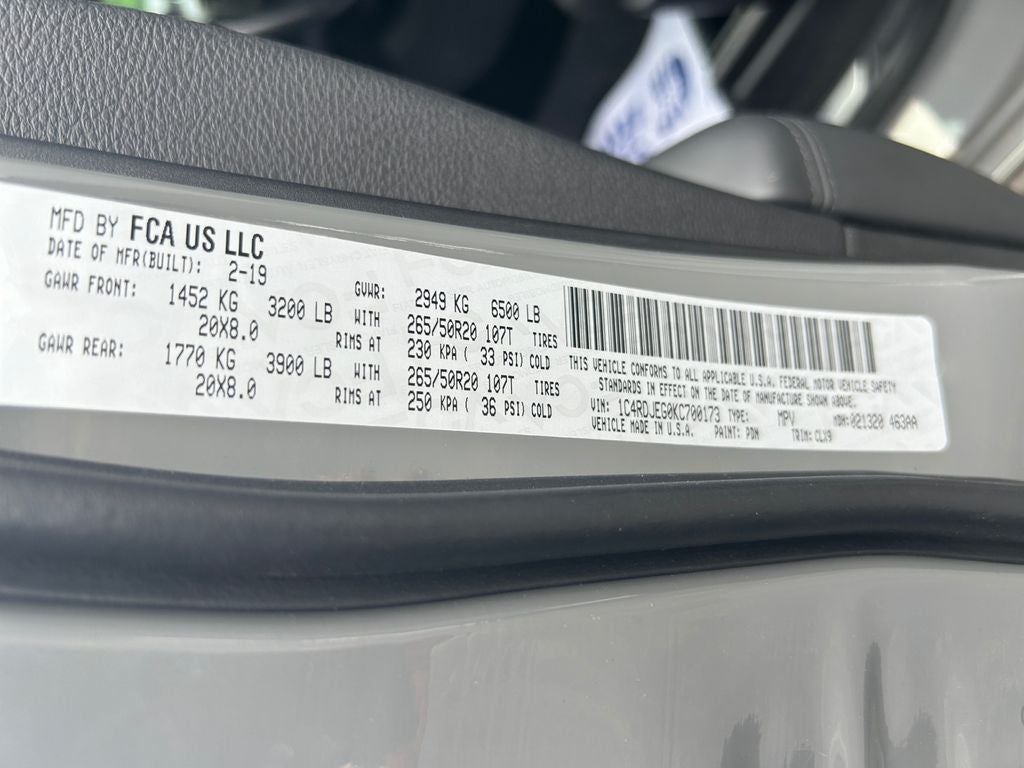 2019 Dodge Durango Citadel AWD