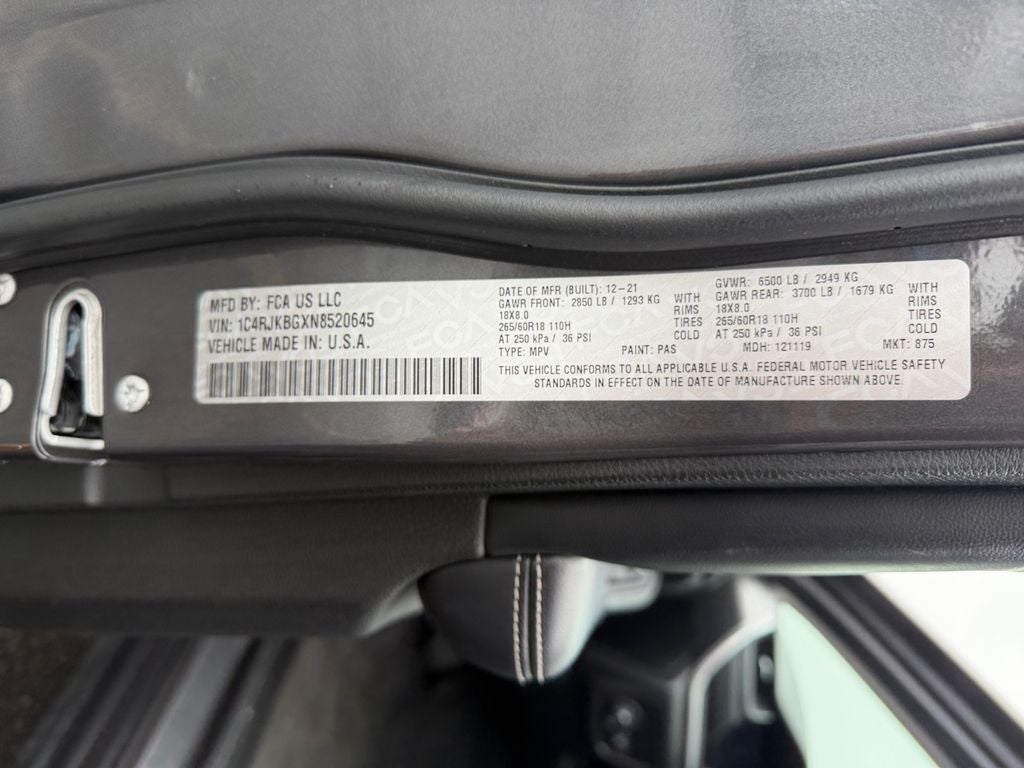 2022 Jeep Grand Cherokee L Limited