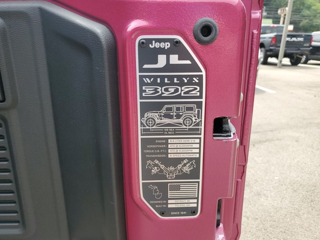 2026 Jeep Wrangler WRANGLER 4-DOOR WILLYS 392