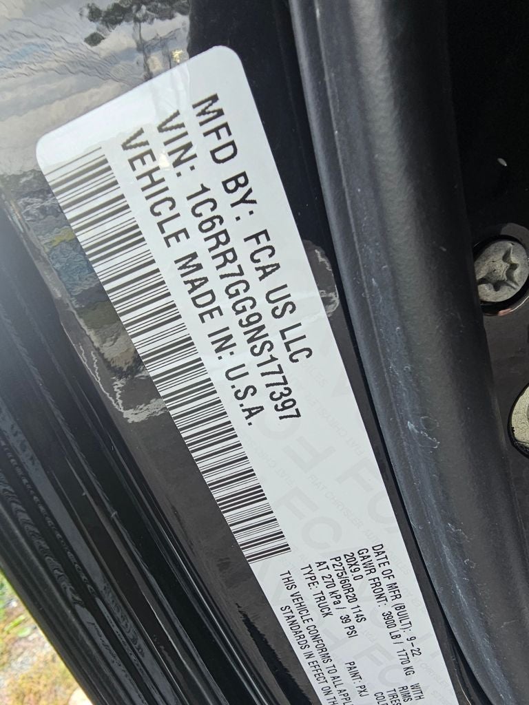 2022 RAM 1500 Classic Warlock Quad Cab 4x4 6'4' Box