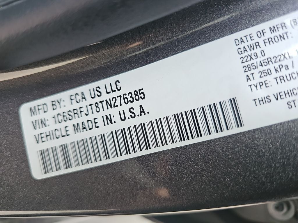 2026 RAM 1500 Laramie BLACK WIDOW