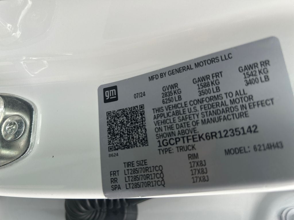 2024 Chevrolet Colorado ZR2