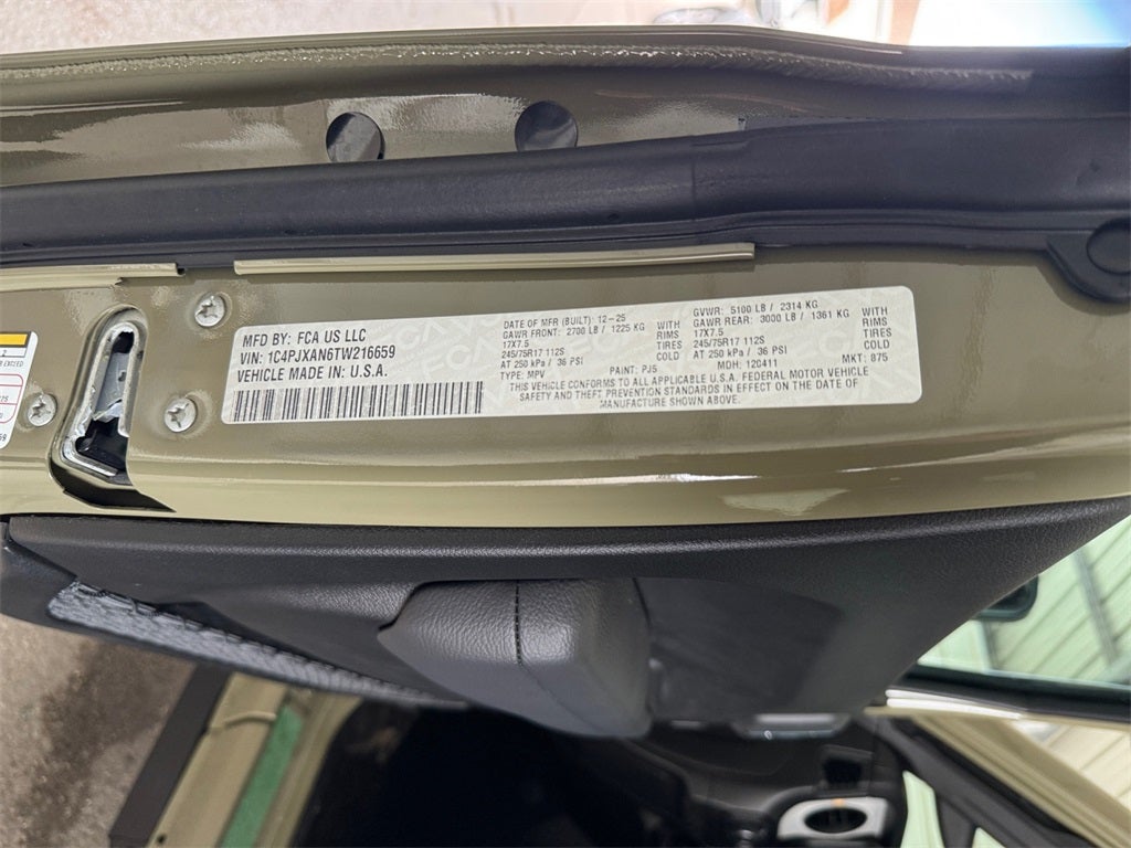 2026 Jeep Wrangler Sport S