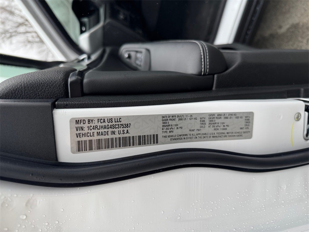 2025 Jeep Grand Cherokee Altitude X