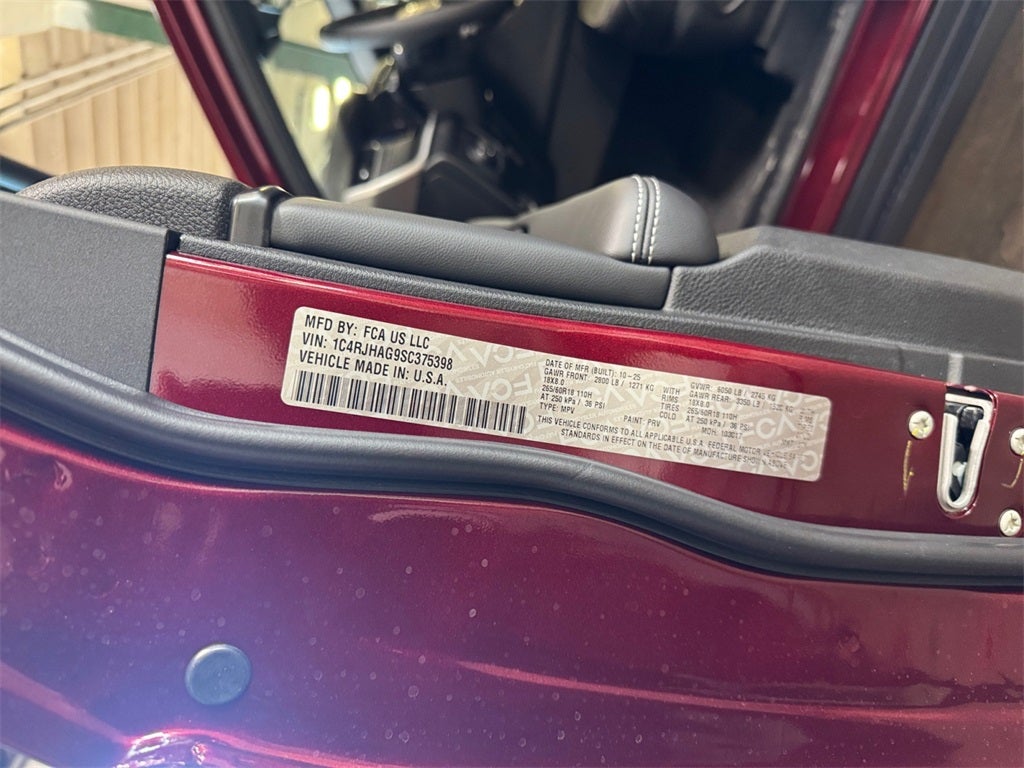 2025 Jeep Grand Cherokee Altitude X