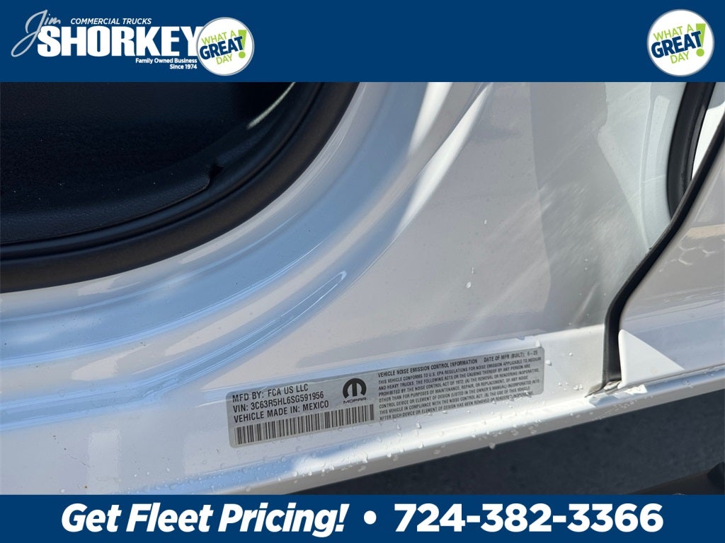 2025 RAM 2500 Tradesman 4x4 / 6.7L Diesel / 8' Bed