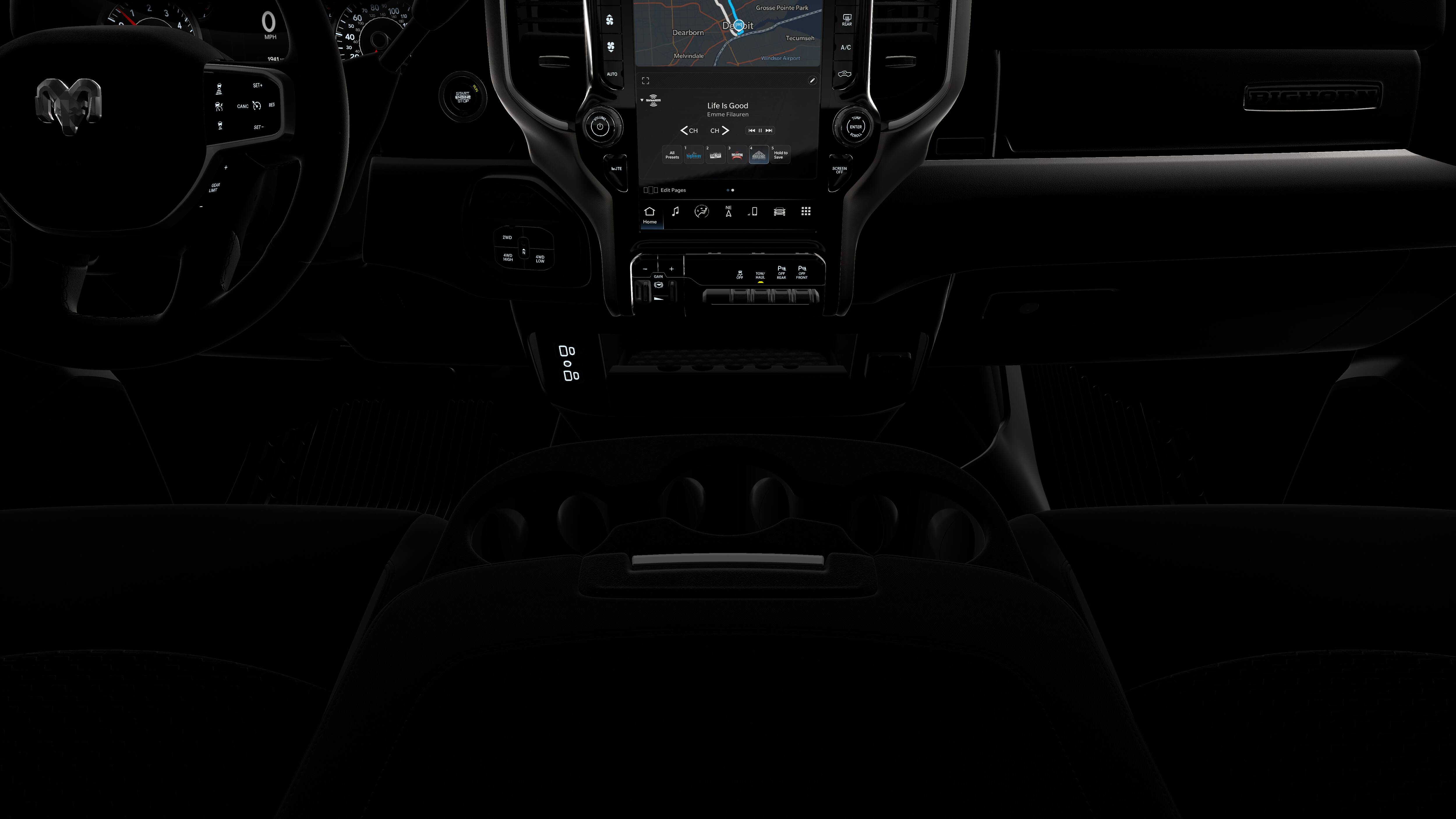 2026 RAM 2500 Big Horn Night Edition 4x4 / 6.4L Hemi / 6'4" Bed