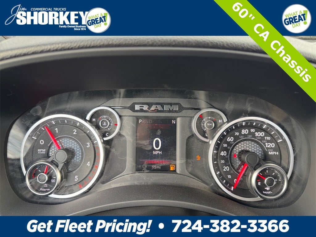 2026 RAM 5500 Tradesman DRW 4x4 / 6.7L Diesel / 60" CA Chassis