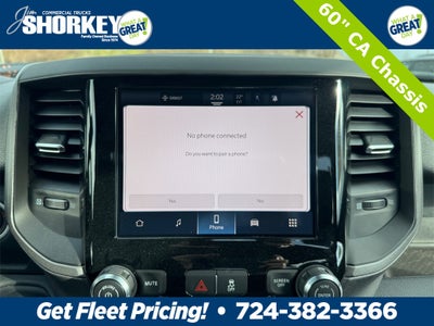 2026 RAM 5500 Tradesman DRW 4x4 / 6.7L Diesel / 60" CA Chassis