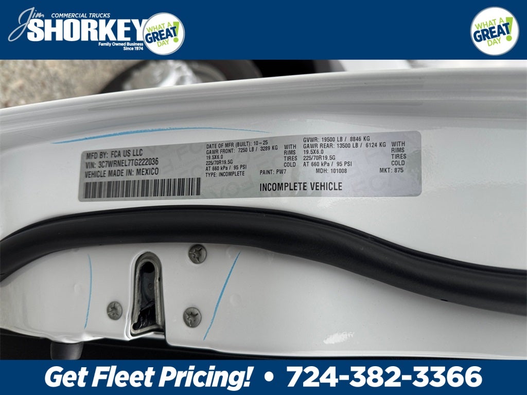 2026 RAM 5500 Tradesman DRW 4x4 / 6.7L Diesel / 60" CA *PENDING SALE*