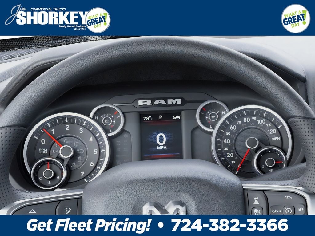 2026 RAM 3500 Tradesman DRW 4x4 / 6.4L V8 / 60" CA Chassis